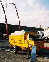 Заливка бетона Стационарный бетоннонасосом